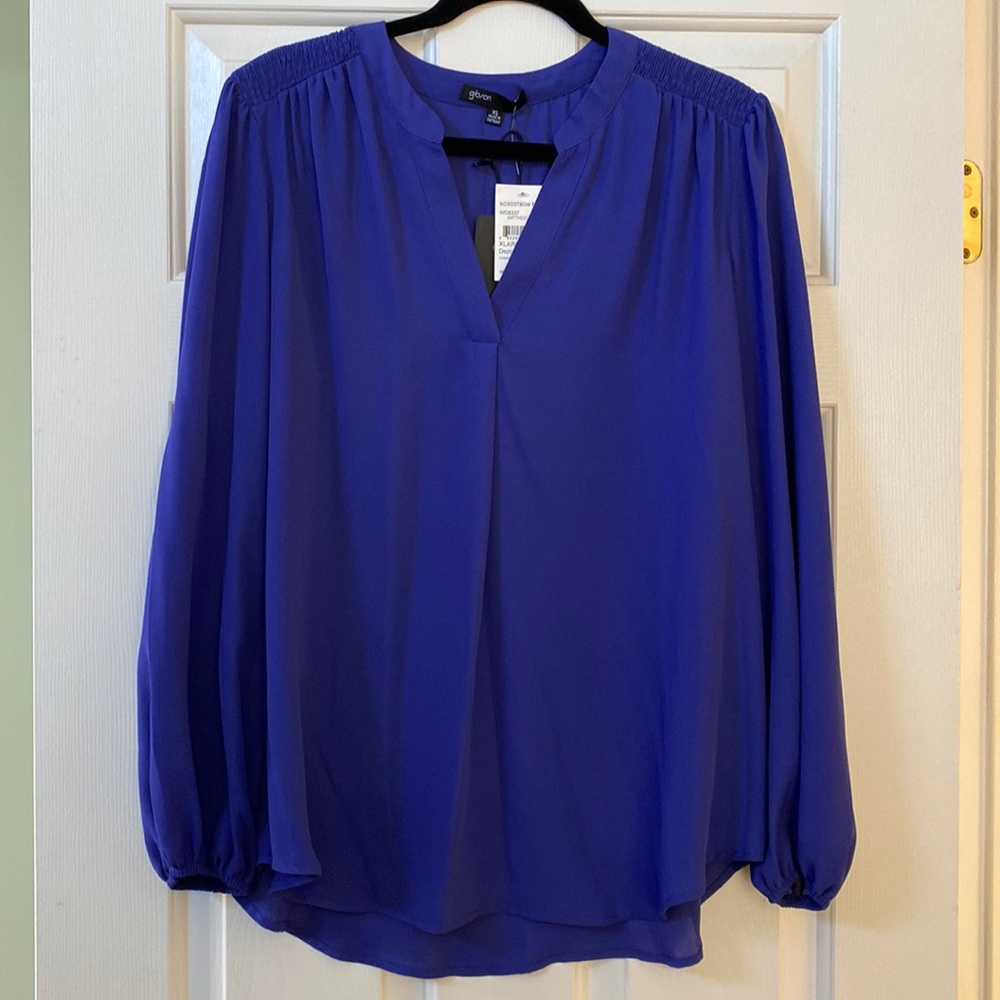 Gibson Blue Blouse